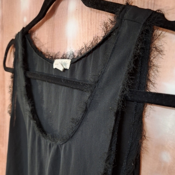 CHARMING CHARLIE BLACK TANK TOP SIZE SMALL - Picture 2 of 3